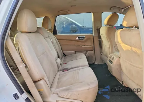 2016 Nissan Pathfinder S из США, поврежденный, VIN 5N1AR2MN3GC651381